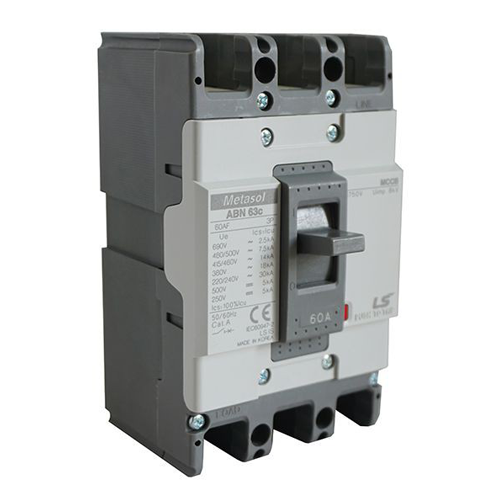 Aptomat LS MCCB ABN63c 3P 60A 18kA